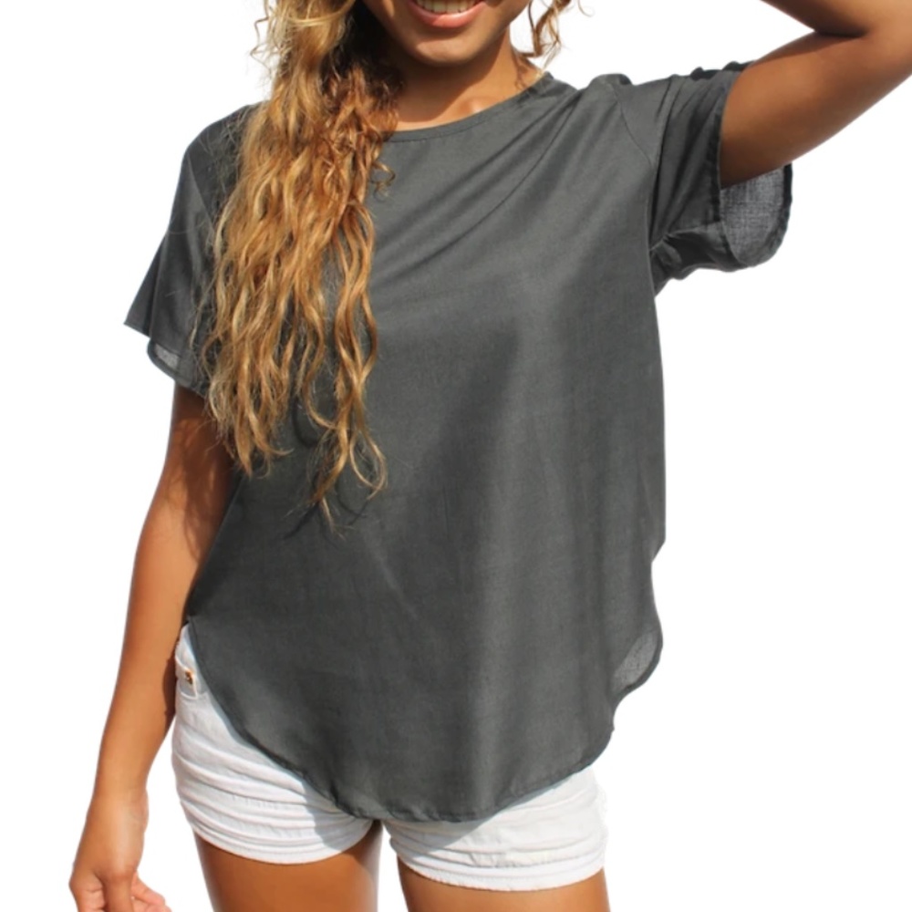 Bohemian Island Shirt - Dark Gray